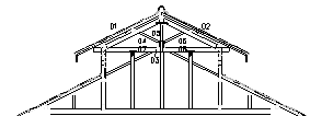 圖3 勇舍屋架一