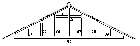 圖4 勇舍屋架二